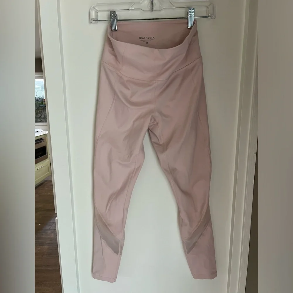 Athleta Ballerina Pink Eclipse Tight in size XS - Picture 3 of 10